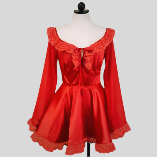 Penelope Dress in Red
