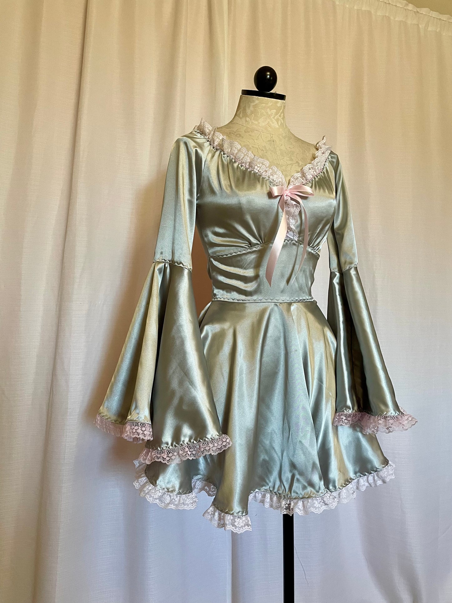 The Katie Mae Dress in satin
