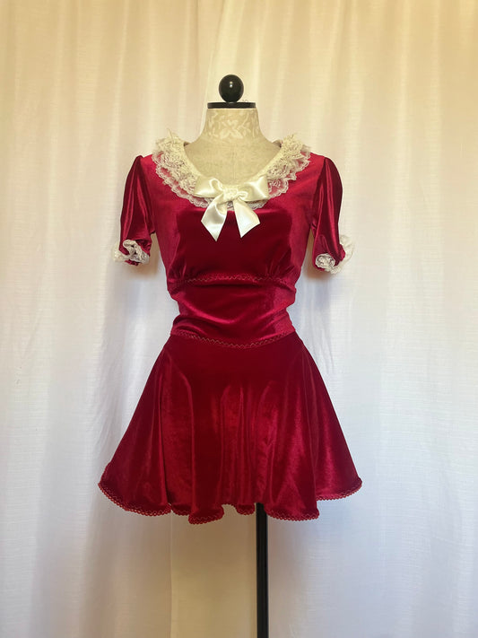 The Nita Dress in Berry