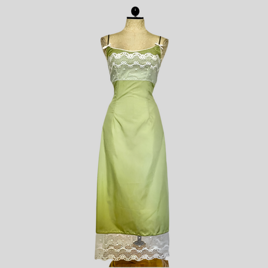 Maxi Blanca Dress in Lime