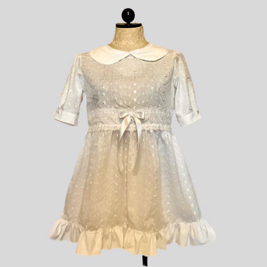 Baby Jane Babydoll in White Eyelet