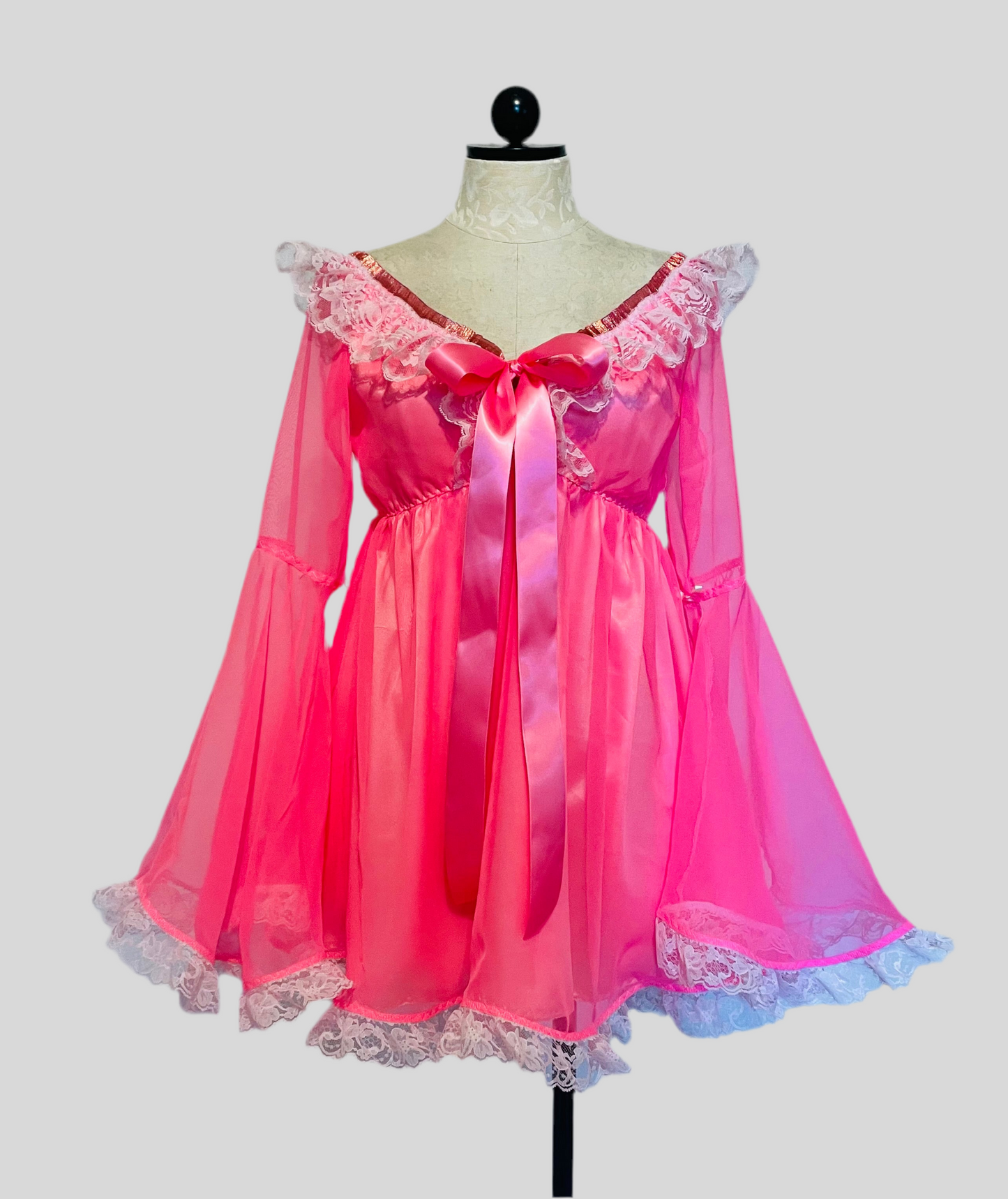 The Penny Dress Lined Hot Pink