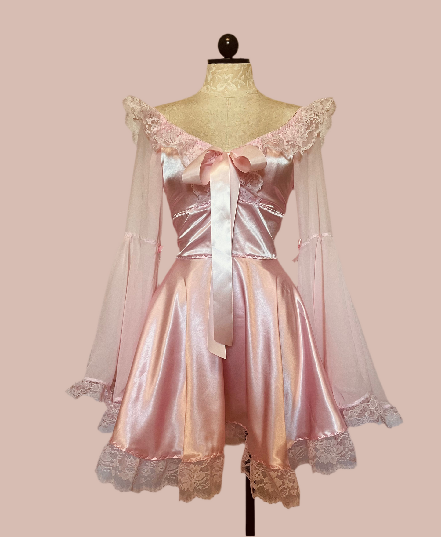 The Deidre Dress with chiffon sleeves