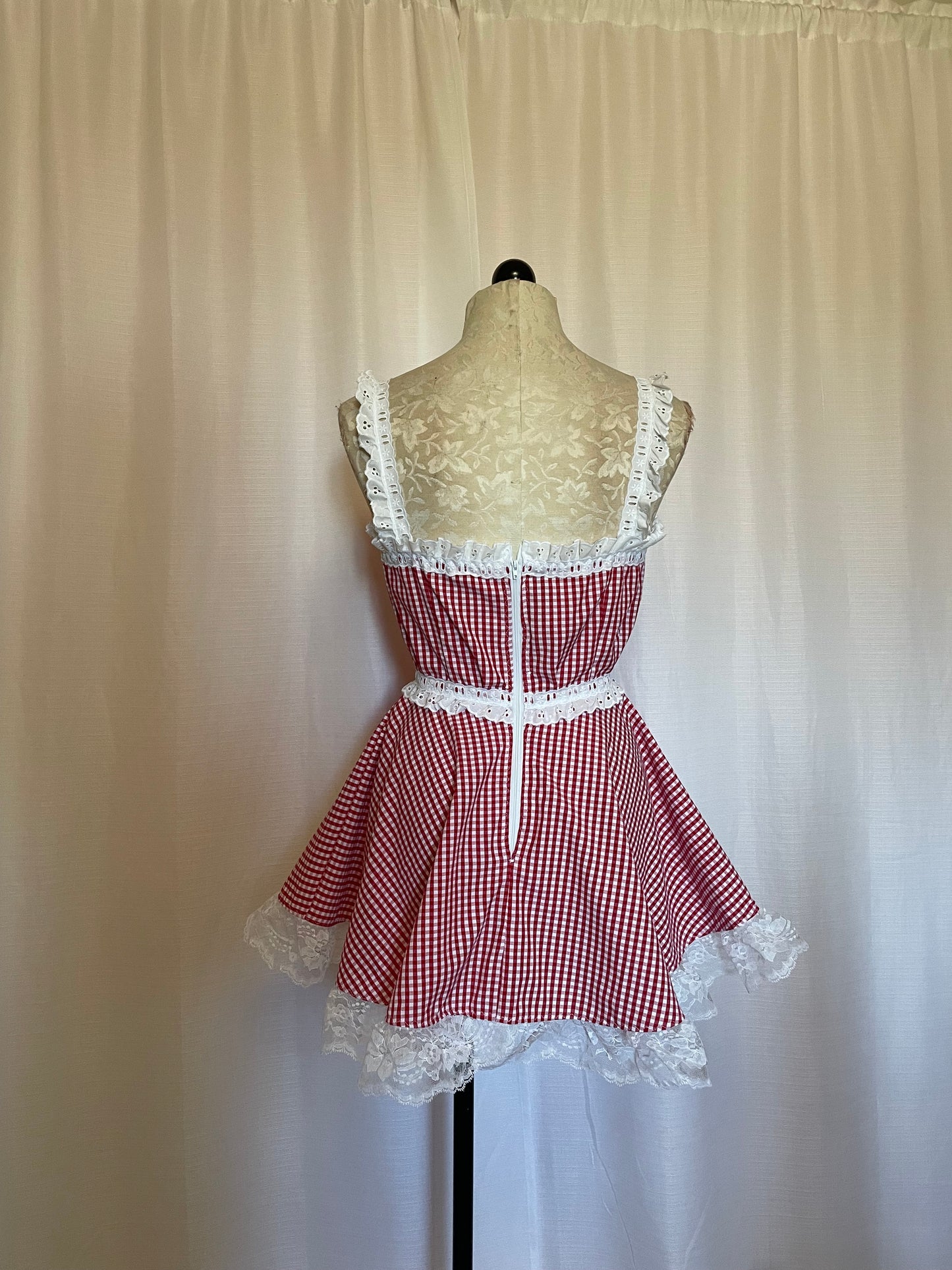 The Danni Dress in Red Gingham