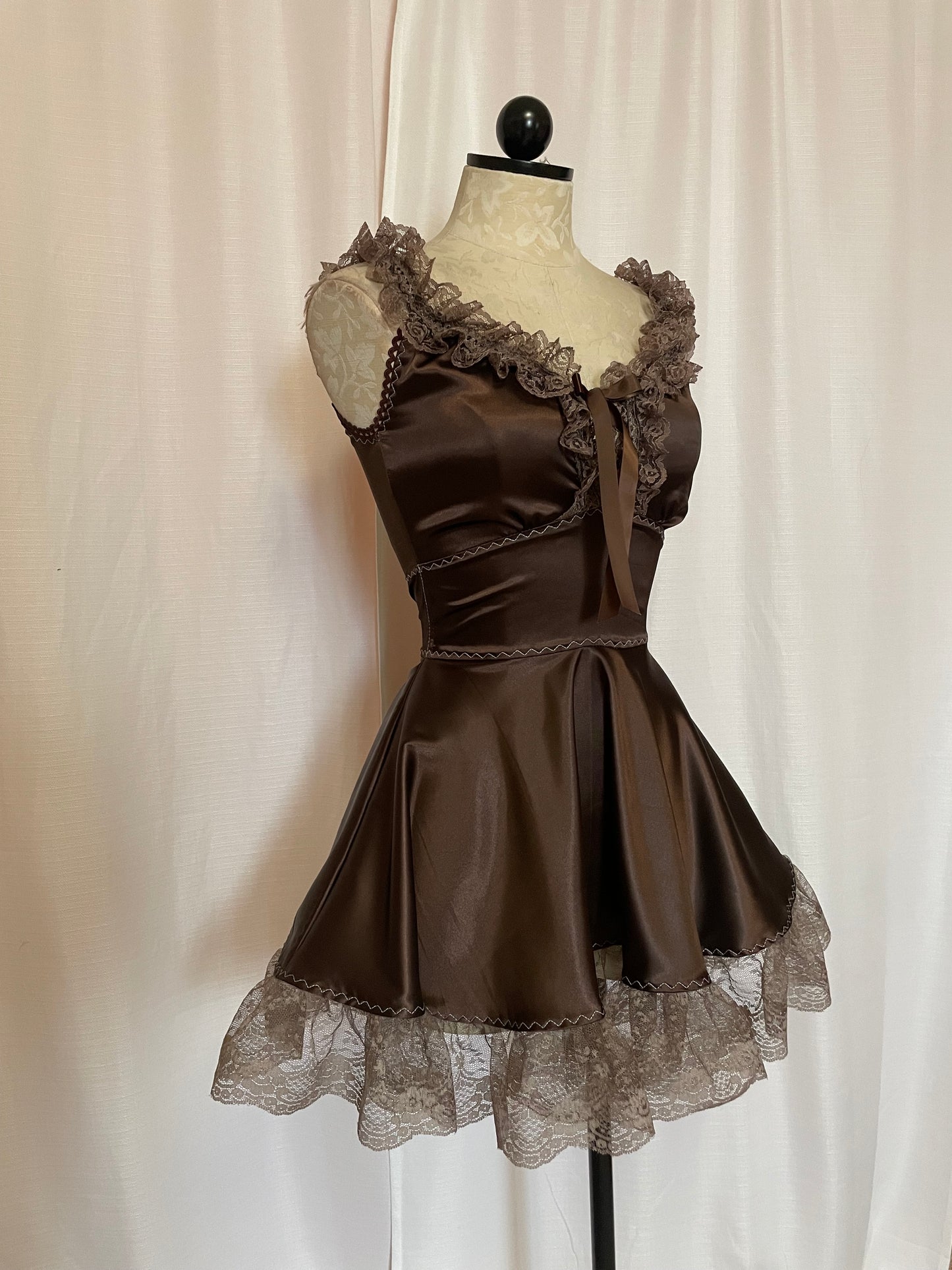 The Kathryn Dress in Chocolate