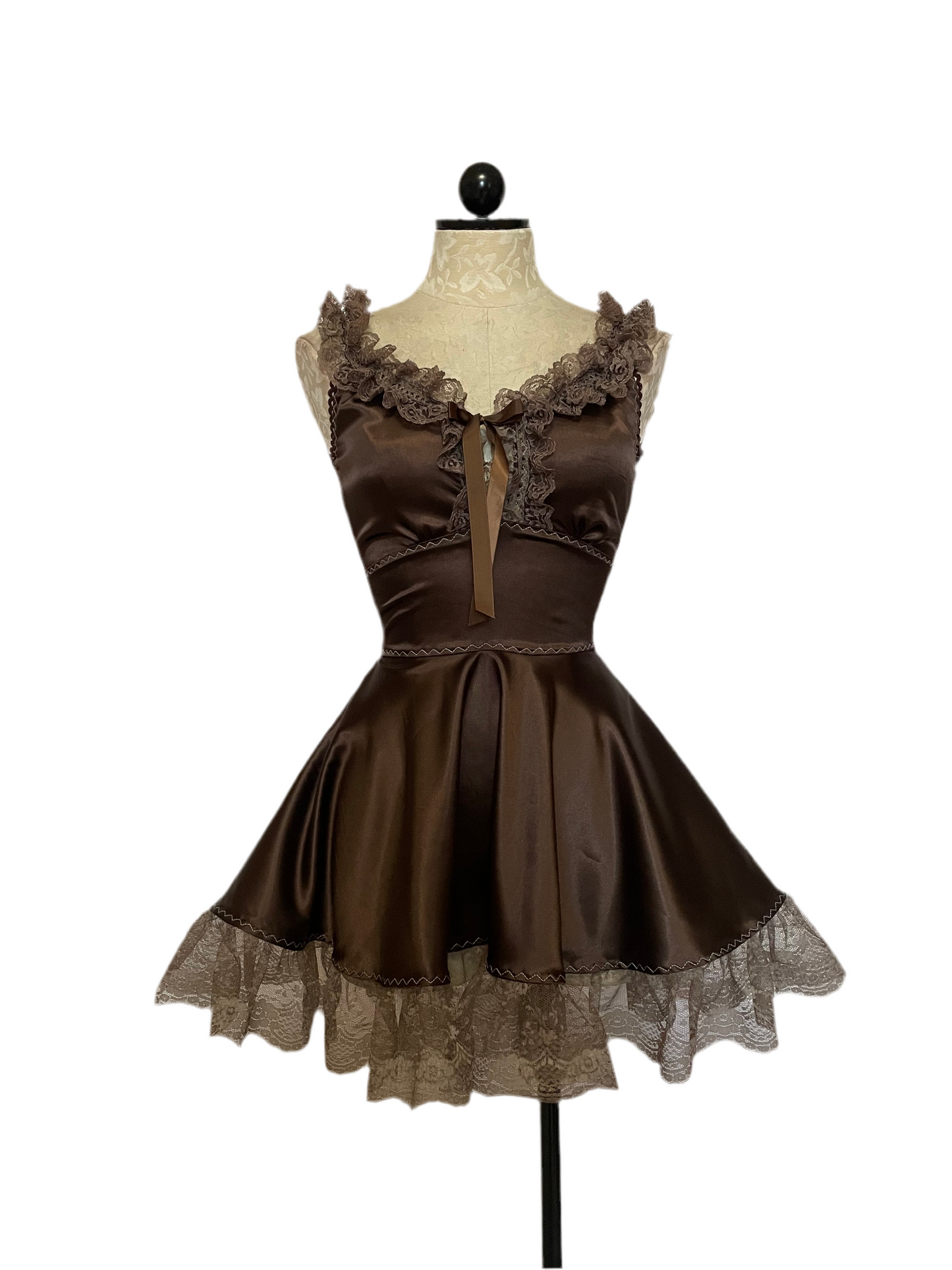 The Kathryn Dress in Chocolate