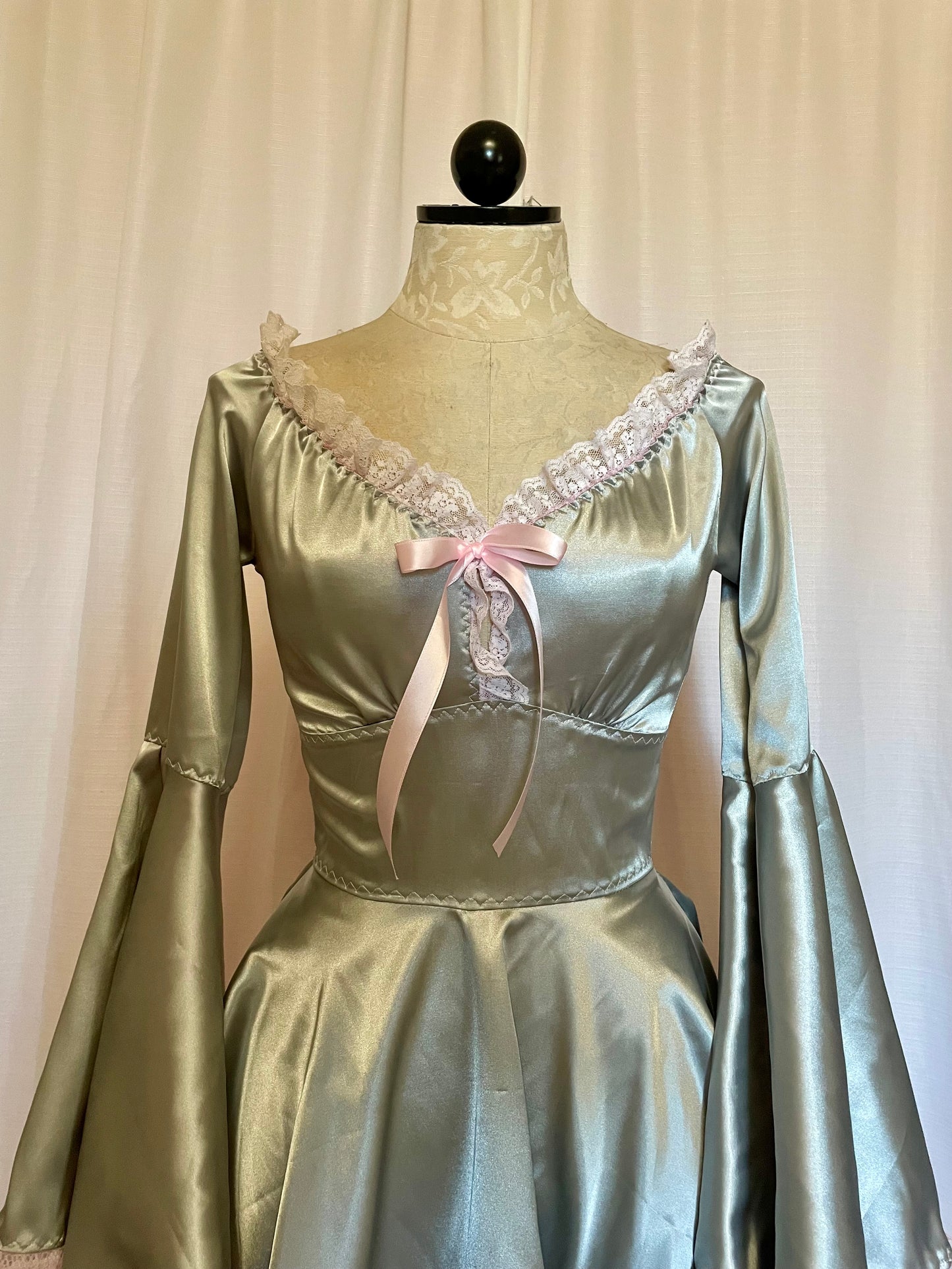 The Katie Mae Dress in satin