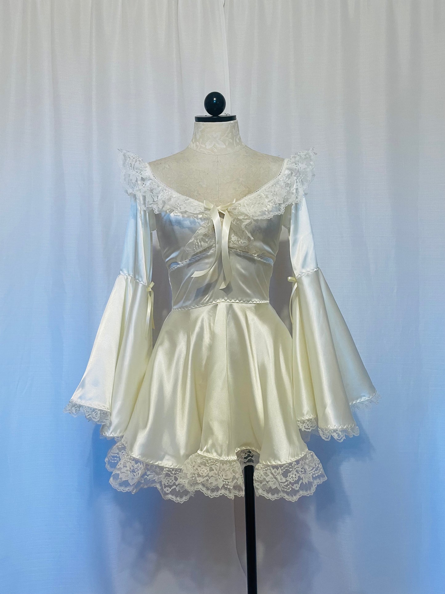 The Deidre Dress in Cream