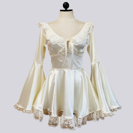 The Deidre Dress in Cream