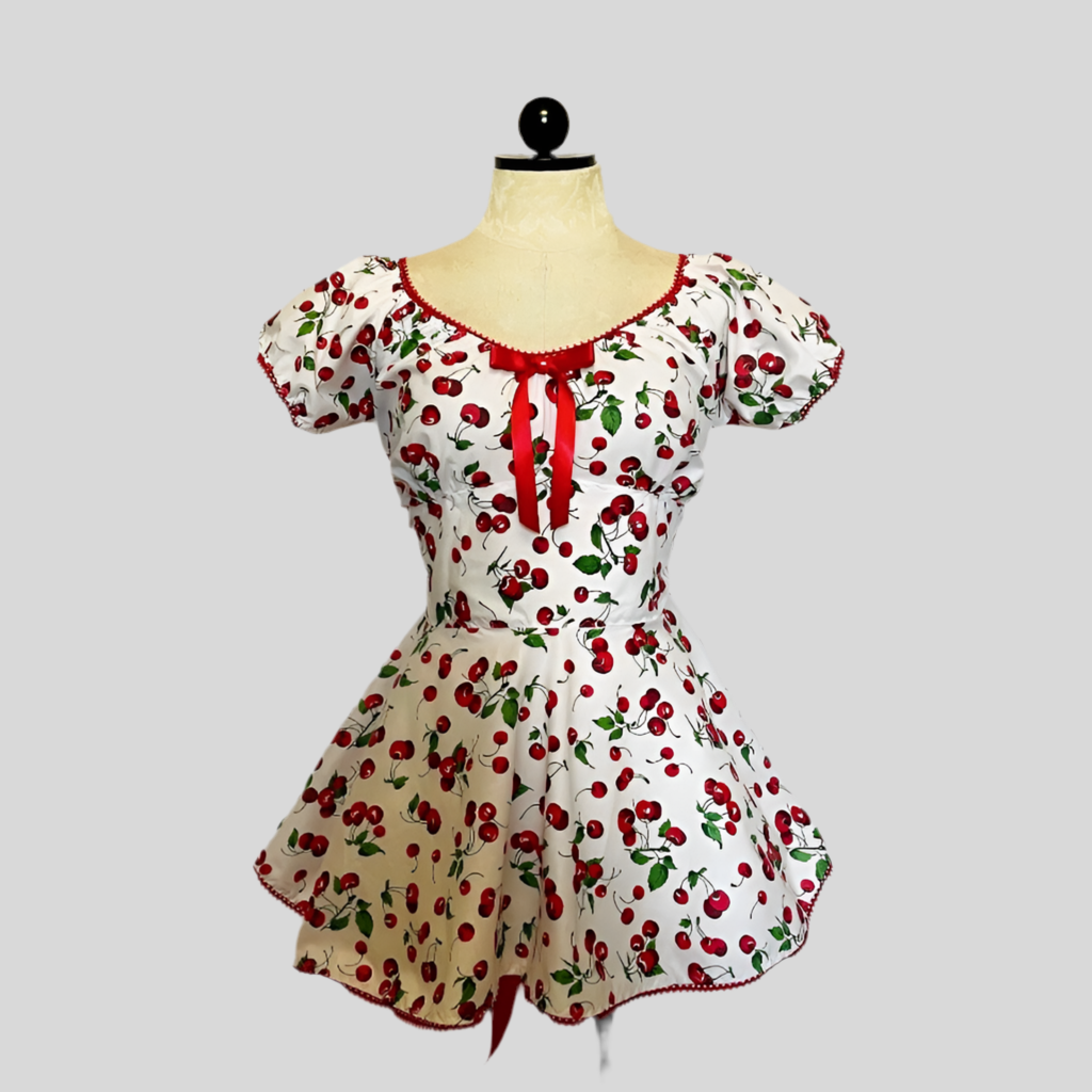 The Missy Dress in Cherry