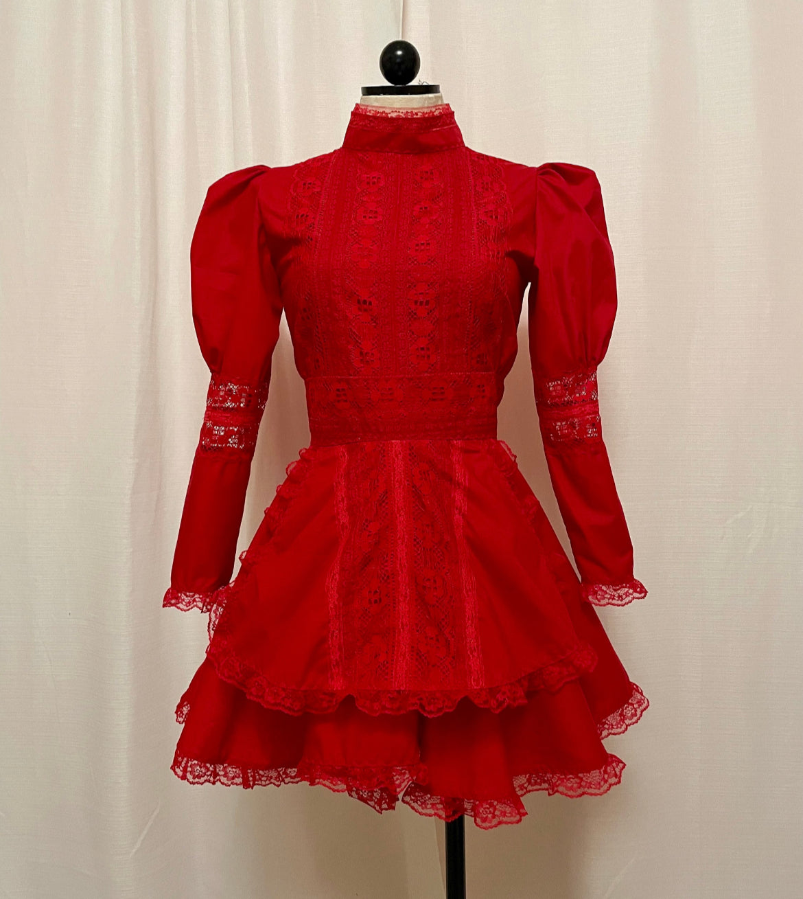lulu red dress Lulu Dress in Red PASKAL XS / Red