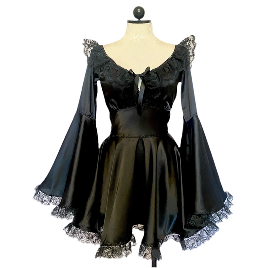 The Deidre Dress in Black