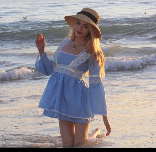 The Lana Dress in Blue