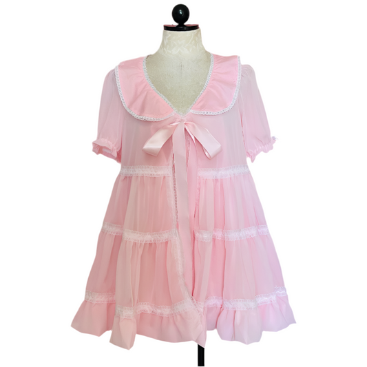 The Lexi Babydoll in Pink