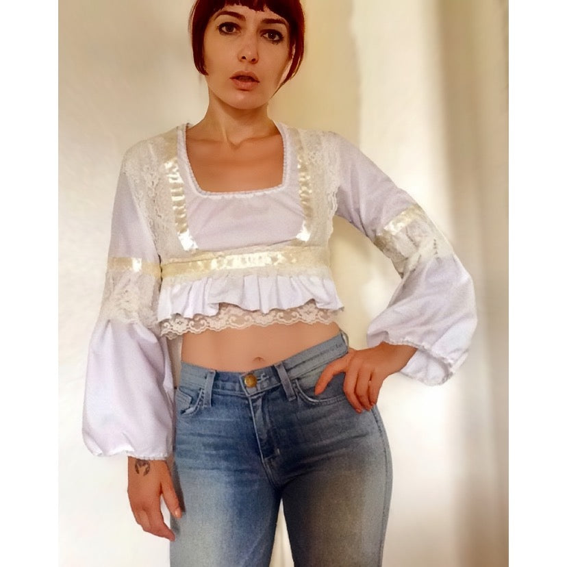 The Lana Blouse in White