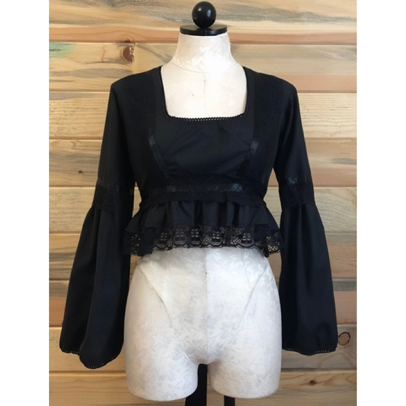 The Lana Blouse in Black