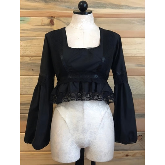 The Lana Blouse in Black