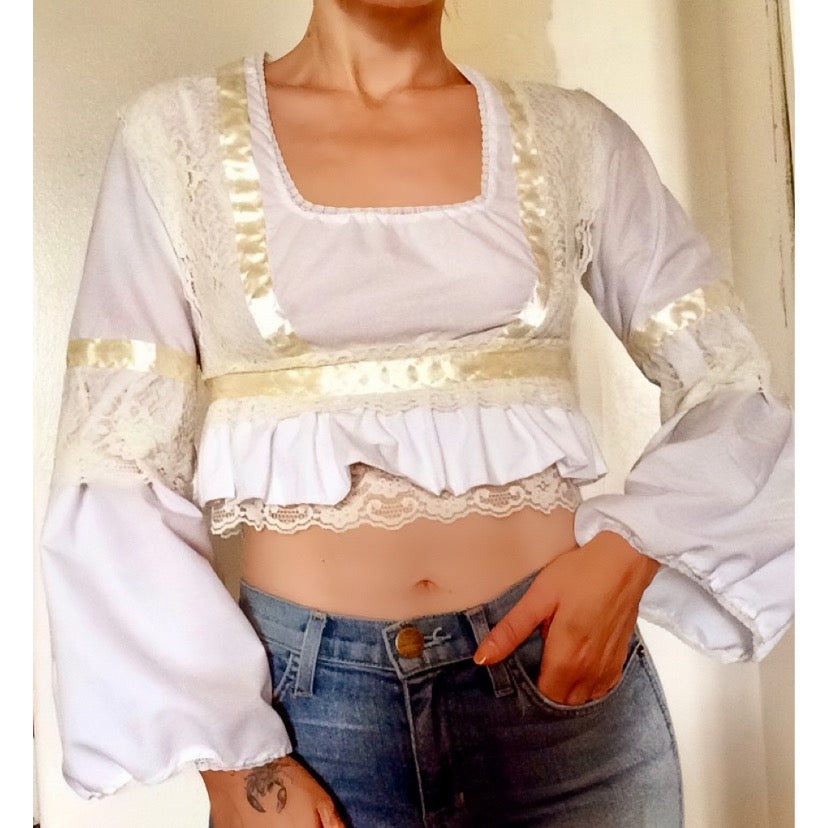 The Lana Blouse in White