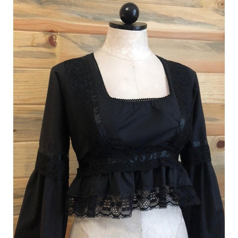 The Lana Blouse in Black
