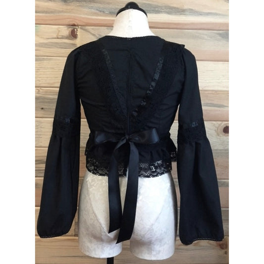 The Lana Blouse in Black
