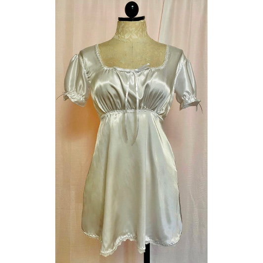 The Marilyn Dress in White Satin