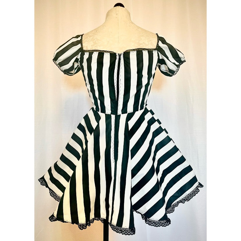 The Striped Tori Barmaid Dress