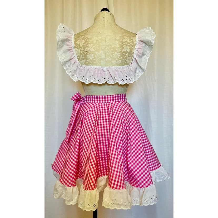 The Dolly Set in Pink Gingham