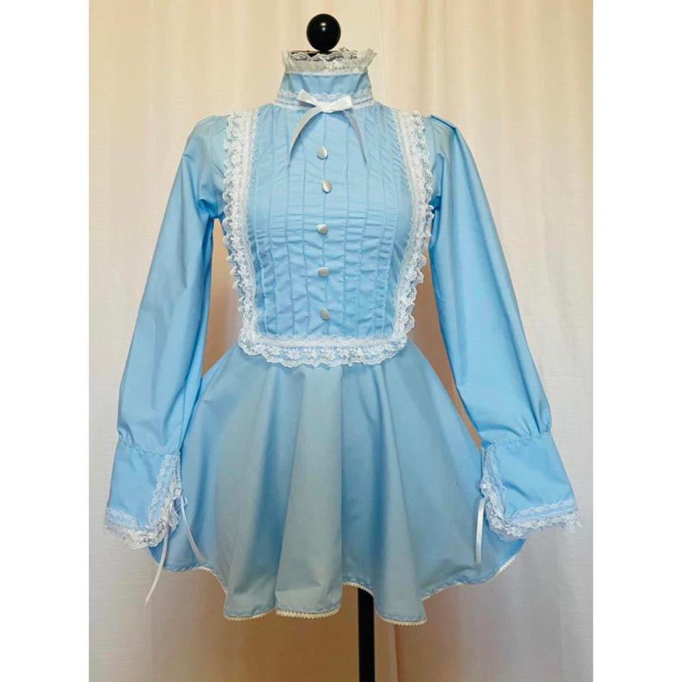 The Yves Dress in Blue