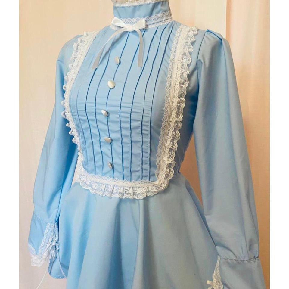 The Yves Dress in Blue