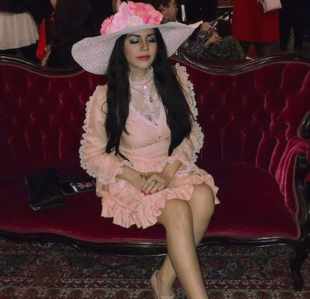 The Lauren Dress in Peach