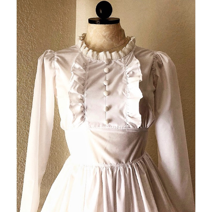 The Monique Dress in White