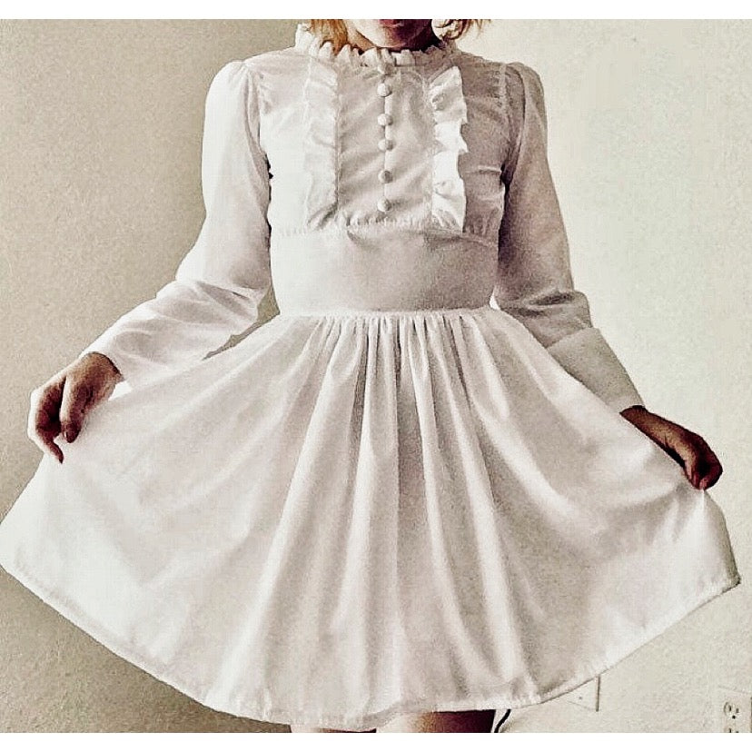 The Monique Dress in White