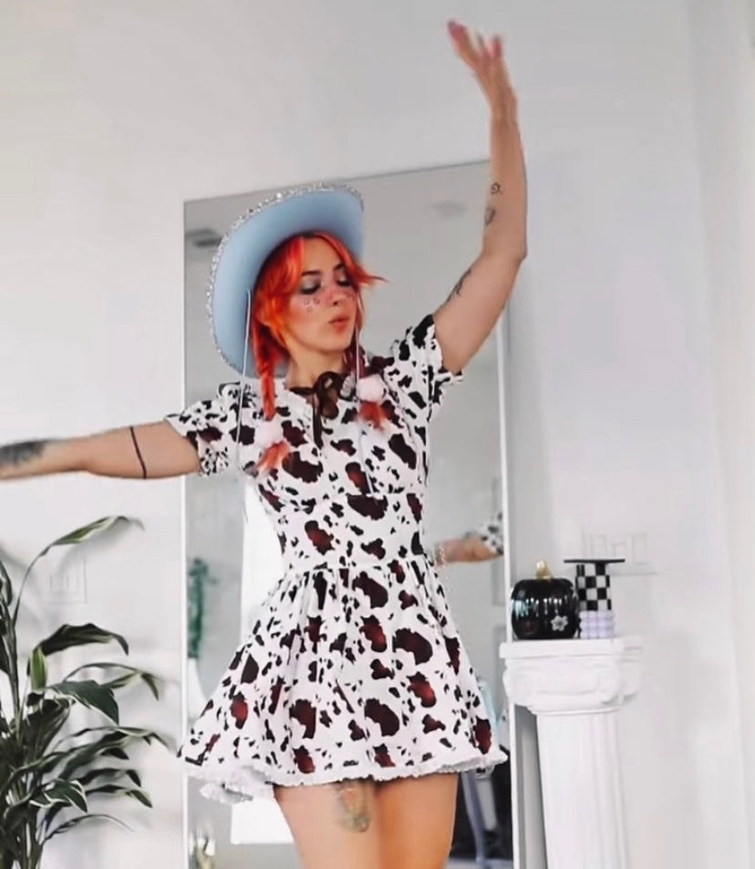 The Carrie Dress in Cow