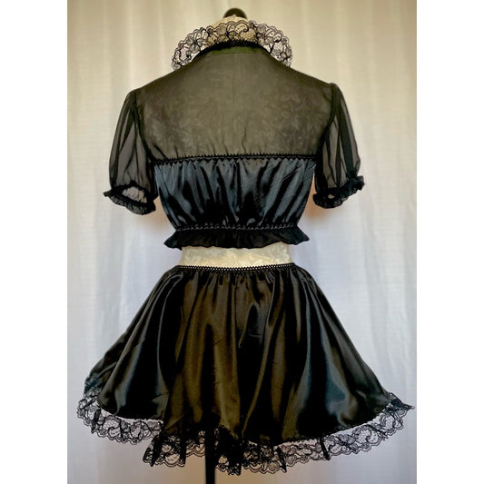 The Antoinette Tie Set in Black