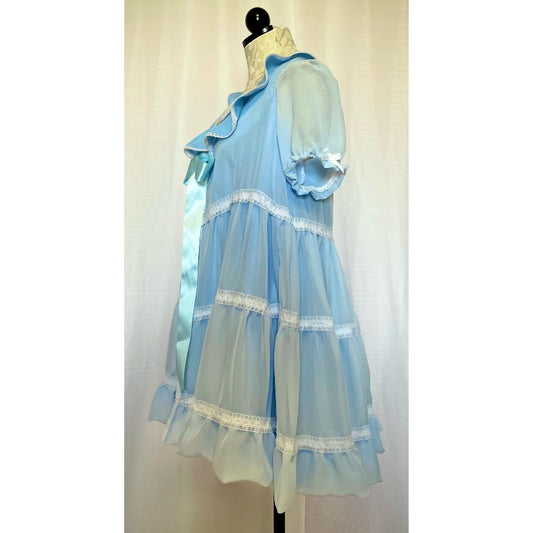 The Lexi Babydoll in Blue