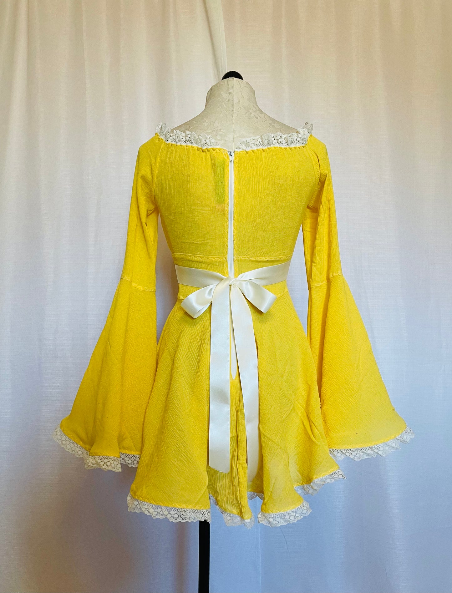 The Katie Mae Dress in Yellow