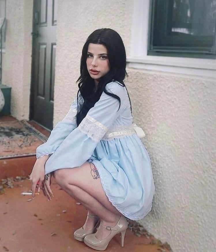 The Lana Dress in Blue