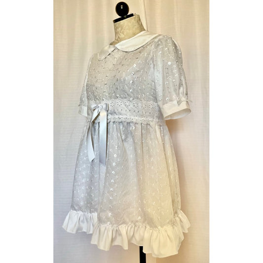 Baby Jane Babydoll in White Eyelet
