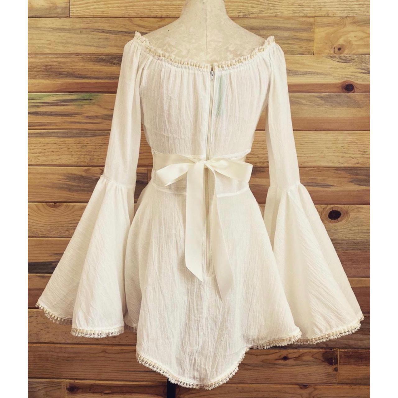 The Katie Mae Dress in Ivory