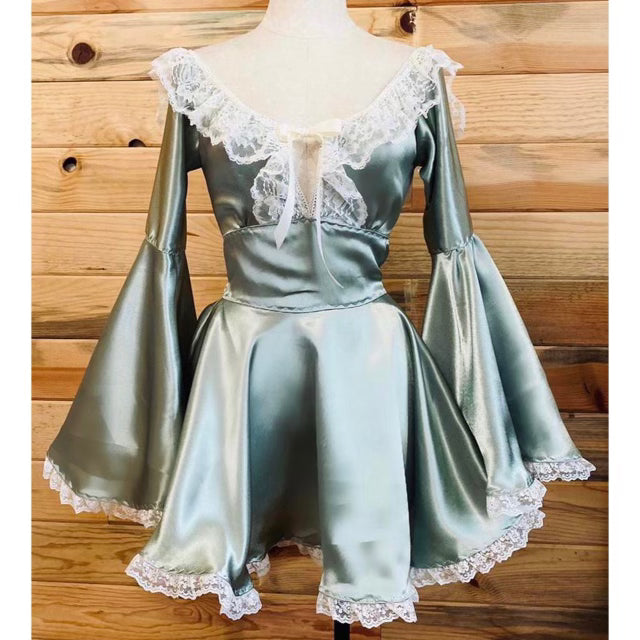 The Deidre Dress in Silver