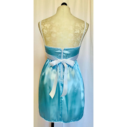 The Caroline Slip Dress in Blue