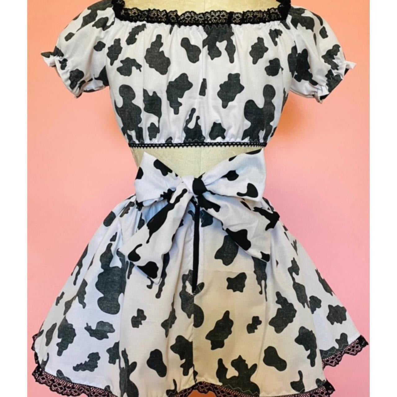The Dakota set in Cow Print