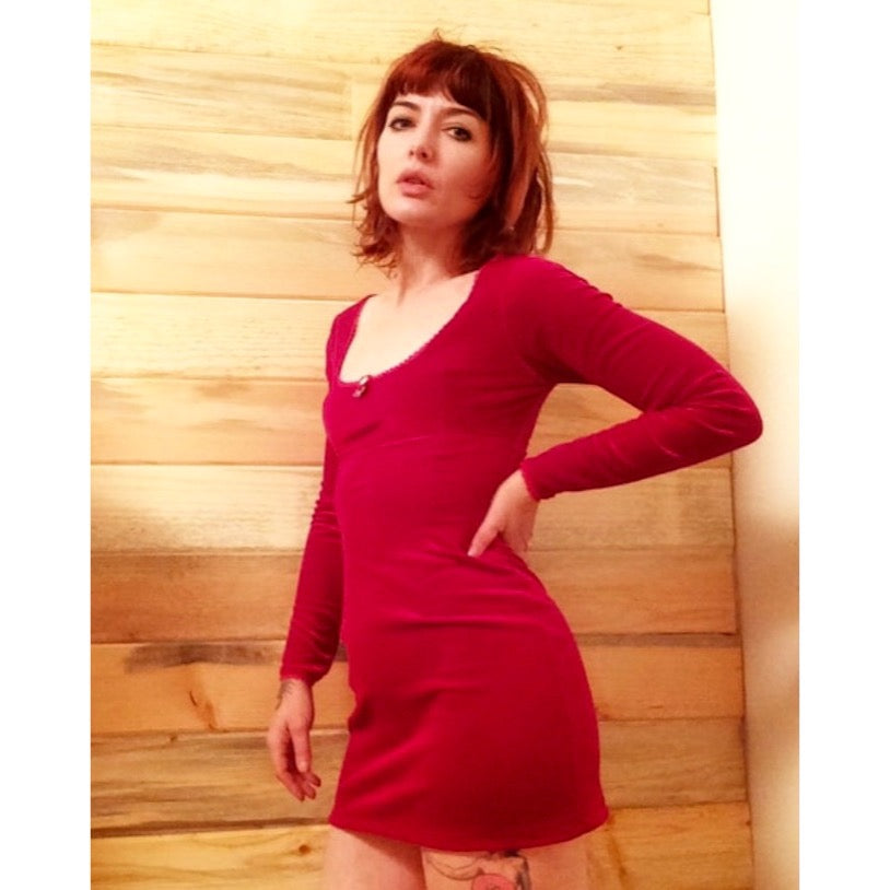 The Millie Dress in Red