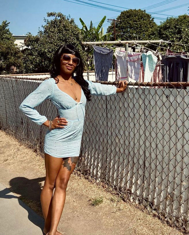 The Dora Dress in Blue Eyelet