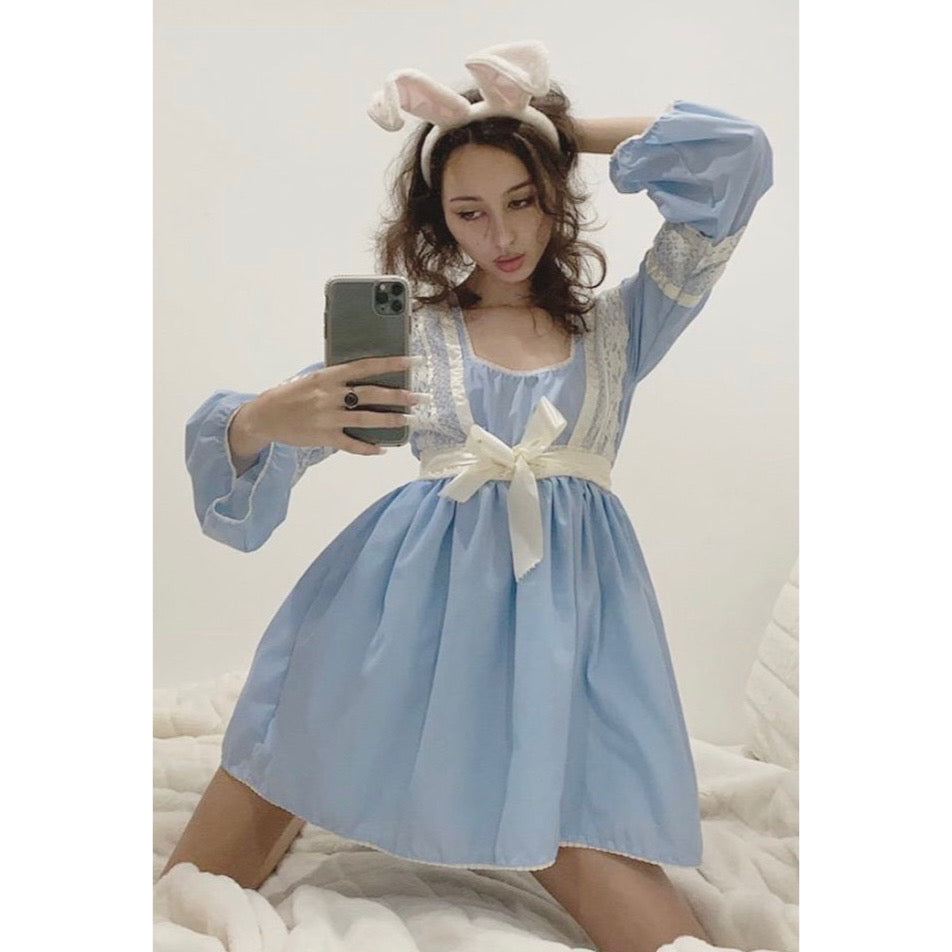 The Lana Dress in Blue