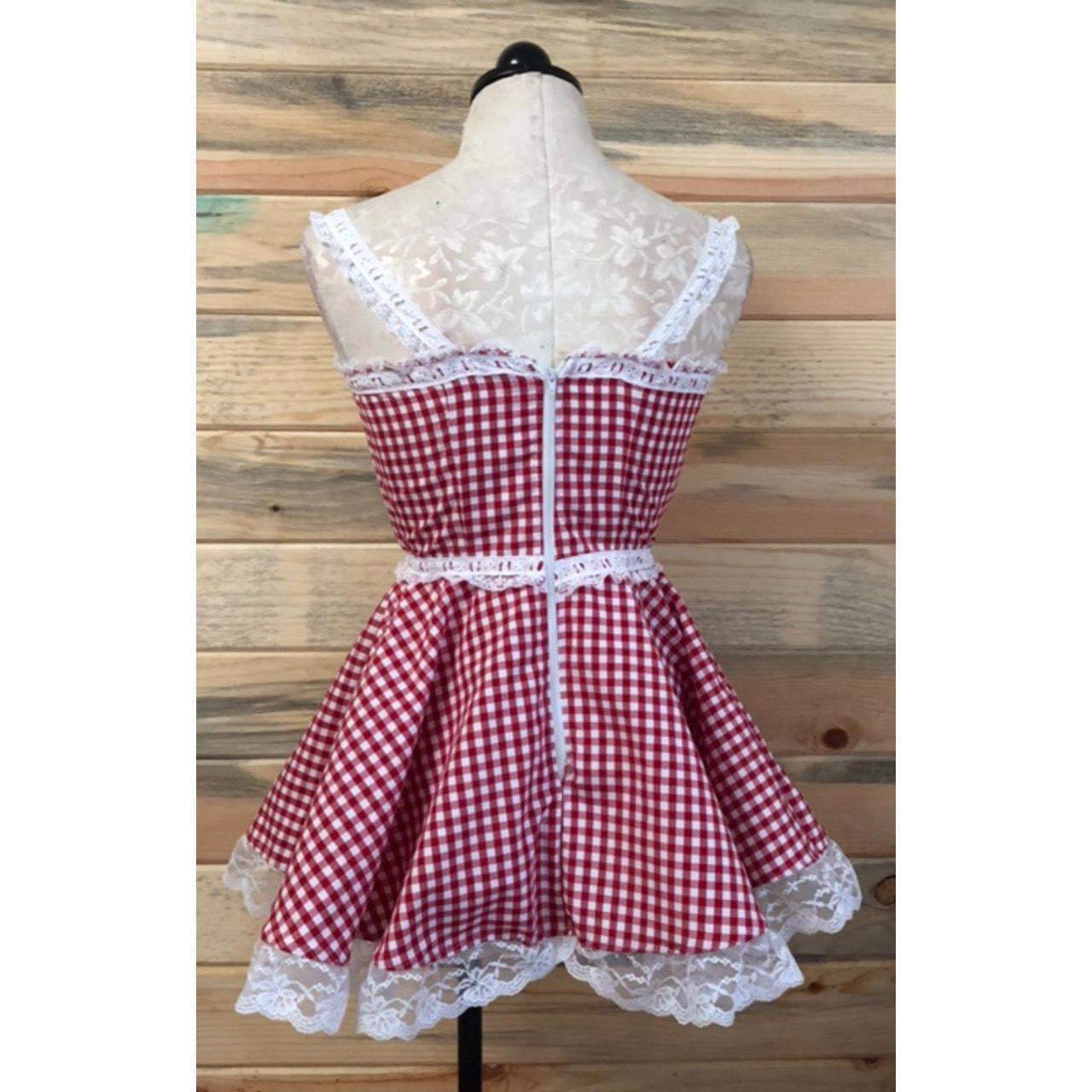 The Danni Dress in Red Gingham