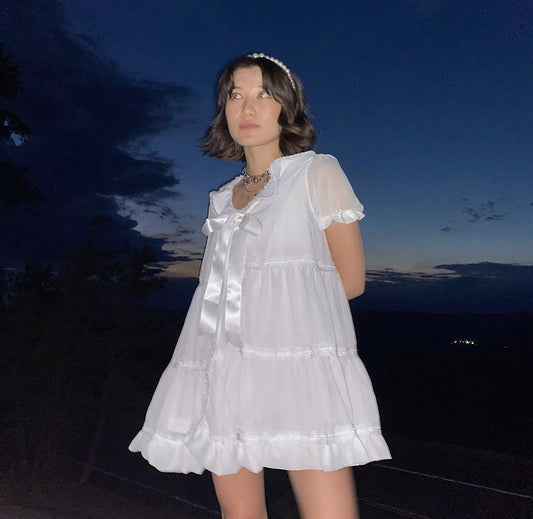 The Lexi Babydoll in White