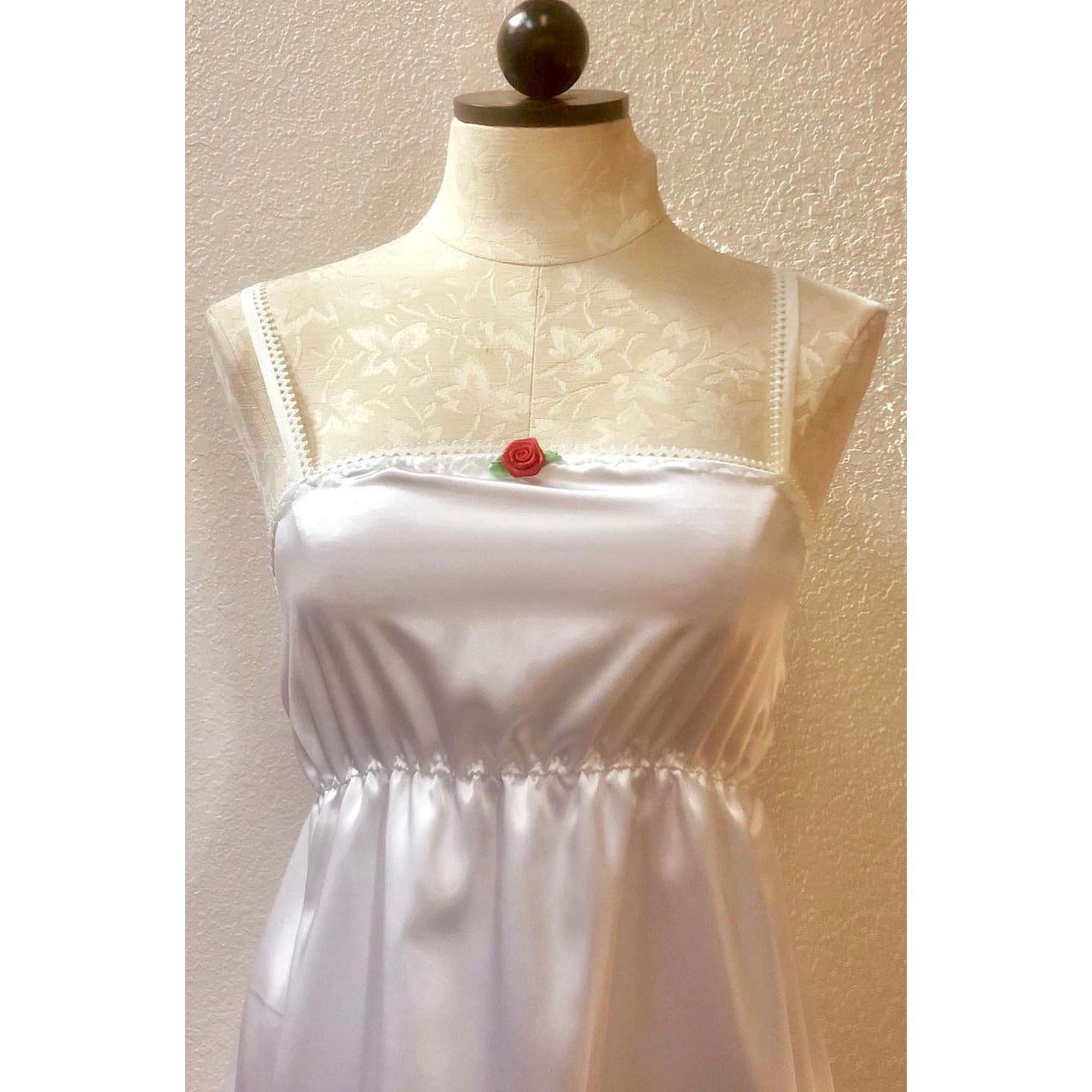 The Caroline Slip Dress in White