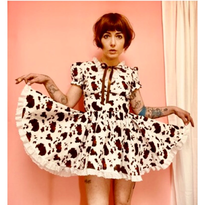 The Carrie Dress in Cow