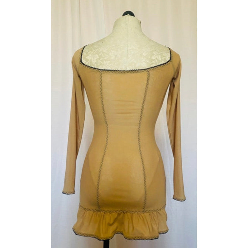 The Donna Dress in Tan